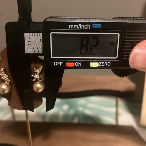 Plated Zirconia Knot Pearl Stud Earrings - Picture 4 of 7